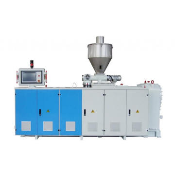 Plastic conical twin screw extruder